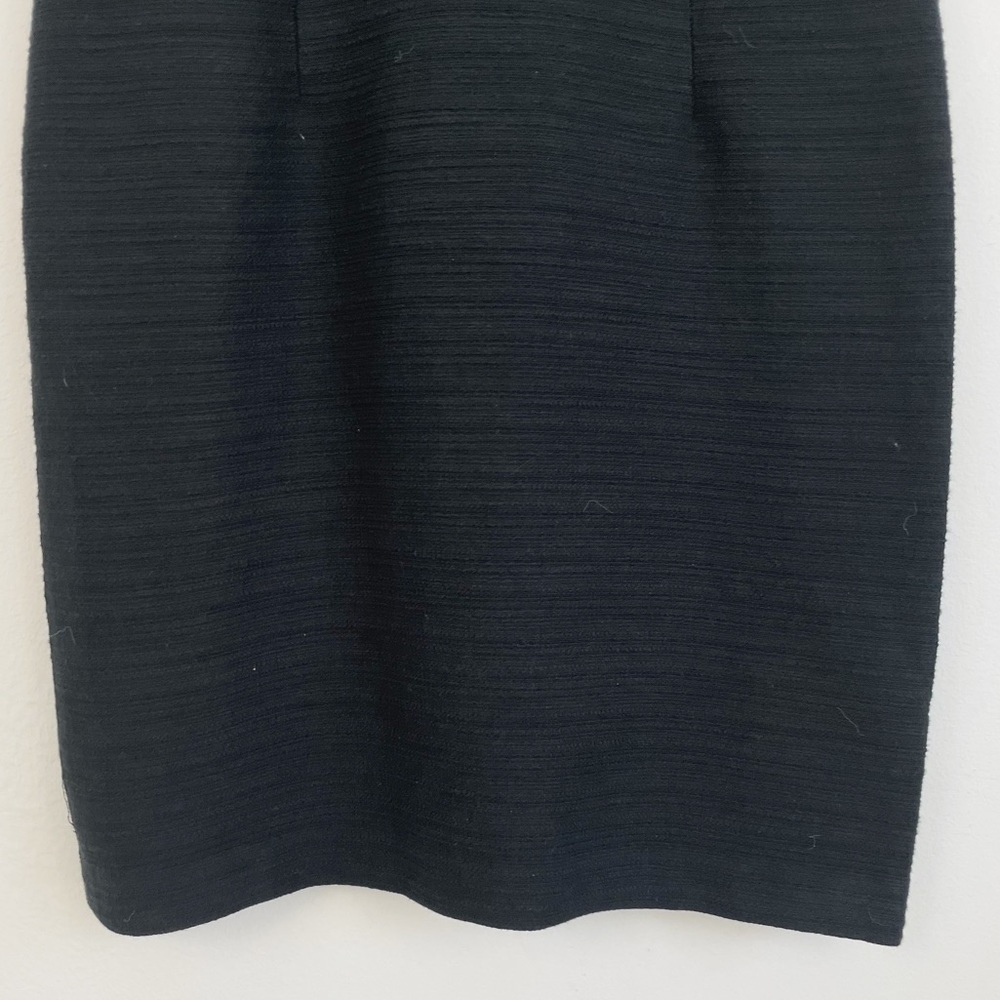 Talbots Black Embroidered Minimalist Basic V-Neck… - image 6